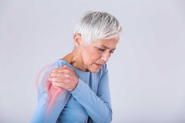 Shoulder Pain Senior Woman