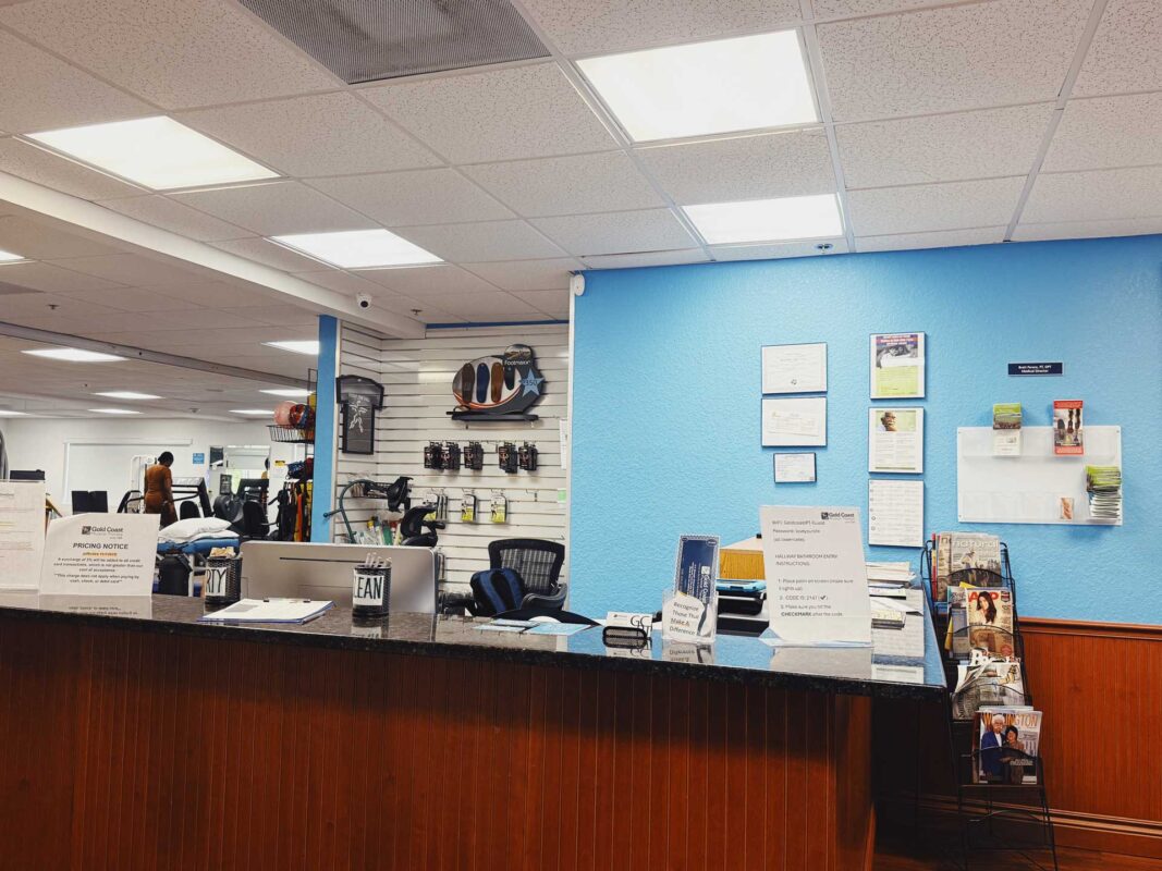 gold coast physical therapy wellington florida front desk